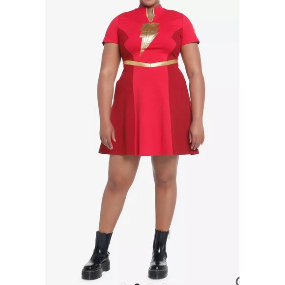 DC Comics Shazam! Fury Of The Gods Mary Cosplay Dress Plus Size 2 Nwt - Picture 9 of 9